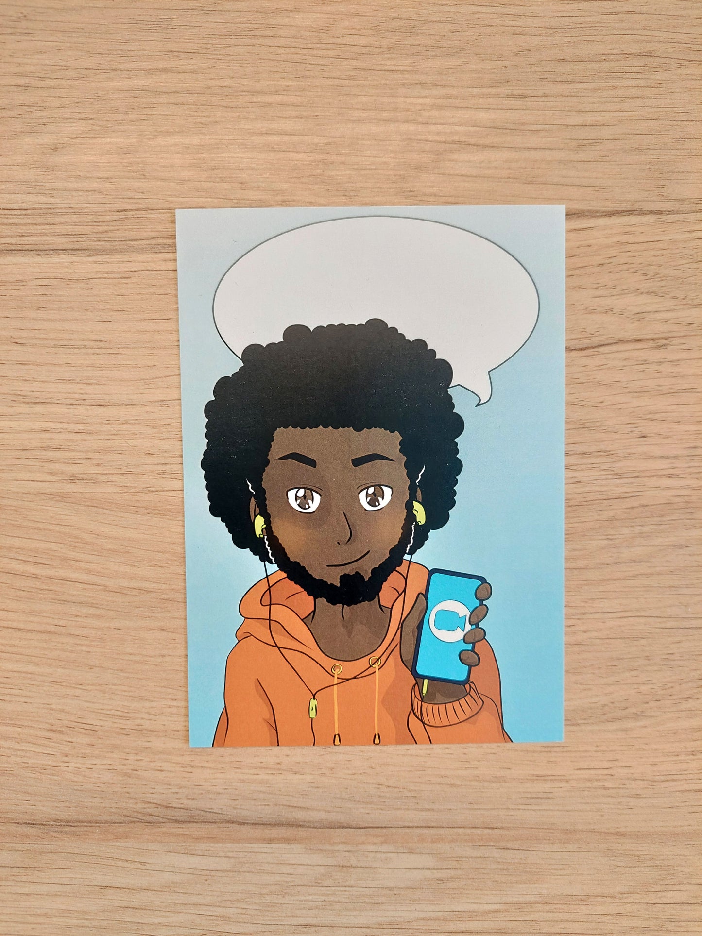 Etätreffataan! -postikortti (poika)